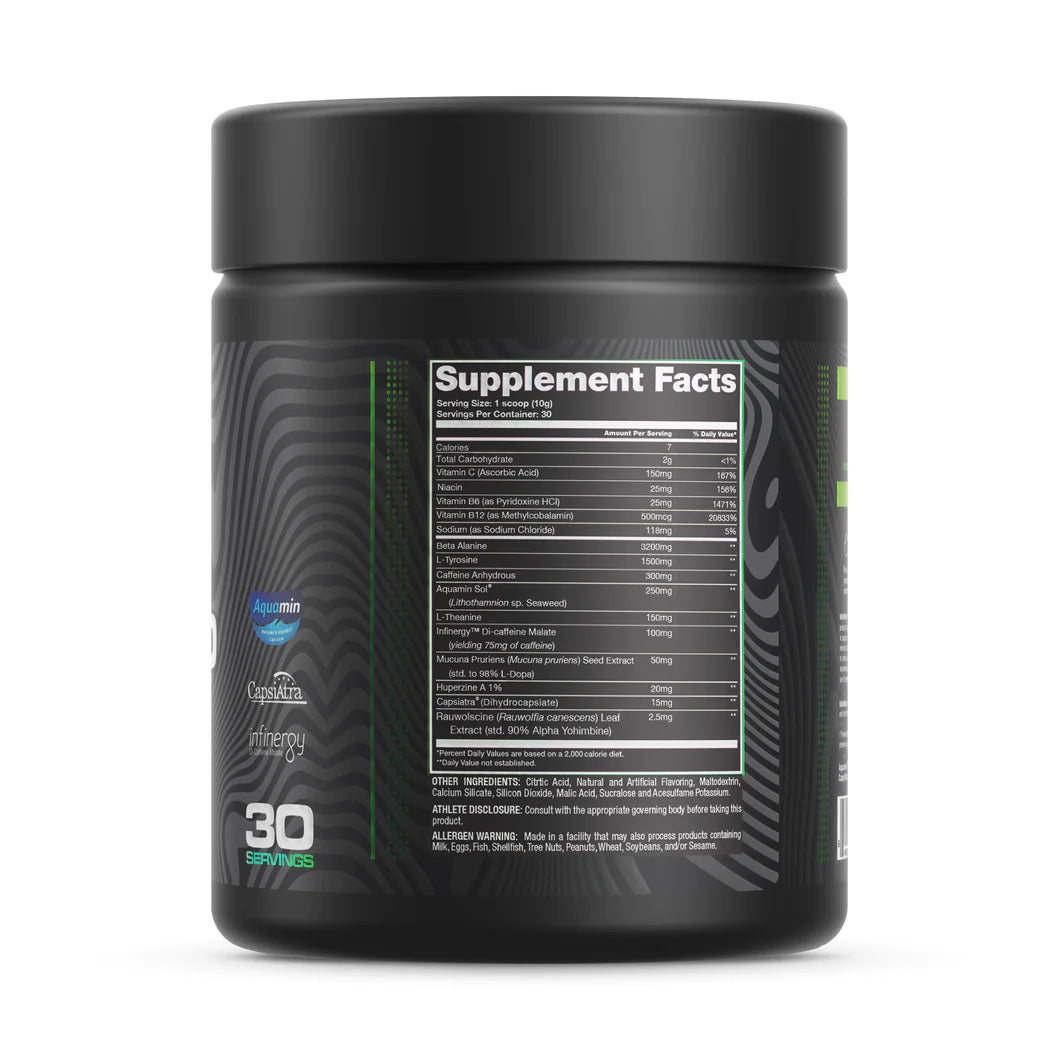 Smoked thermogenic pre-workout